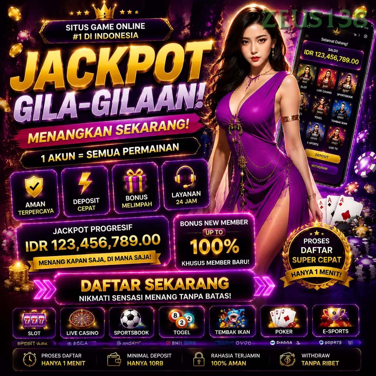 WELCOME BONUS NEW MEMBER 50_ promotion image